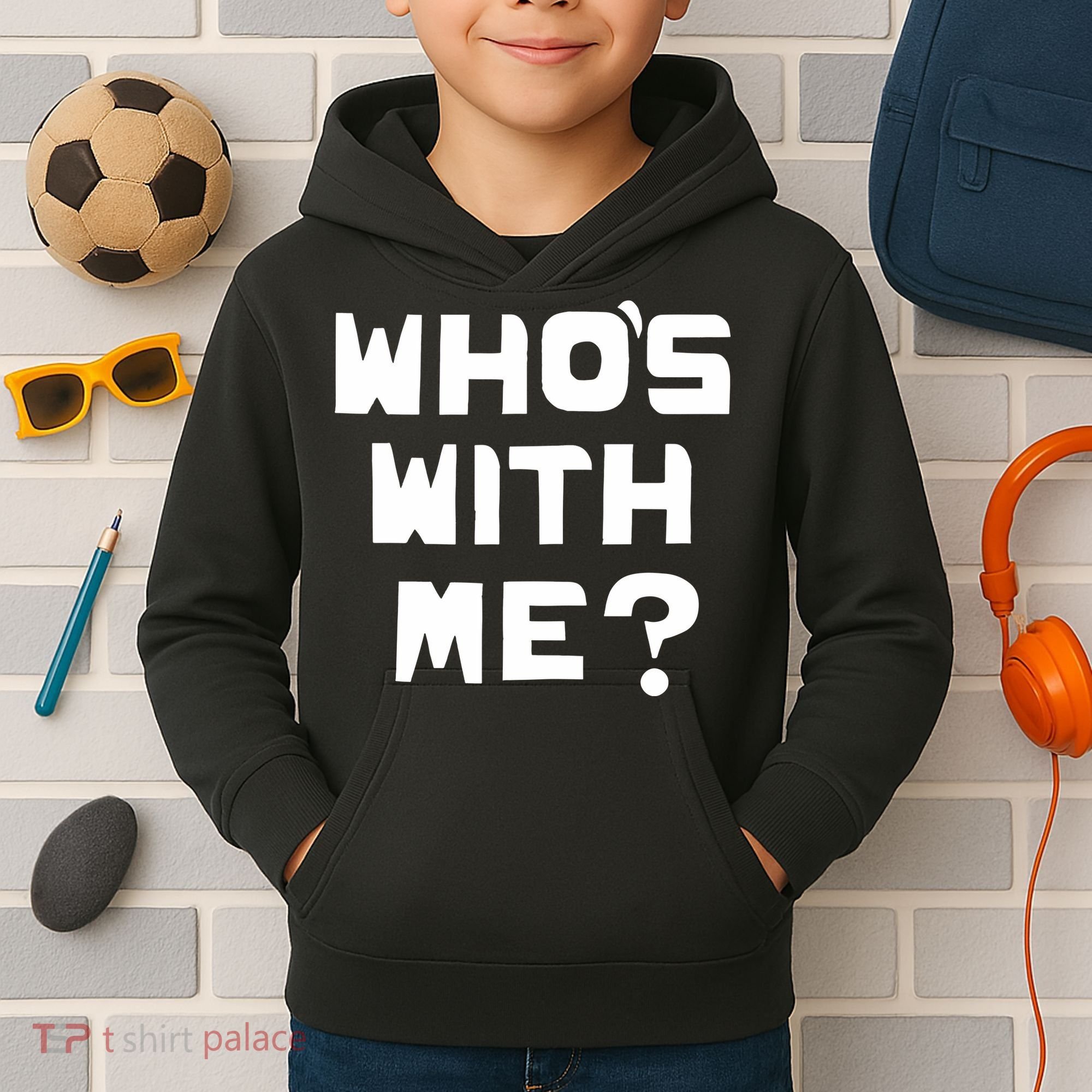 WhoS With Me W. Kamau Bell Kids Hoodie