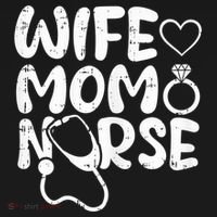 Wo Wife Mom Nurse Mothers Day Retro Stethoscope Heart Momma Hoodie thumb 2