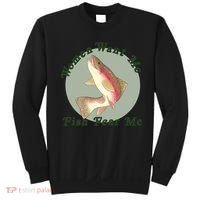 Women Want Me Fish Fear Me Active Sweatshirt thumb 0