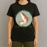 Women Want Me Fish Fear Me Active T-Shirt thumb 4
