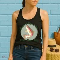 Women Want Me Fish Fear Me Active Women's Tank Top thumb 2