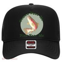 Women Want Me Fish Fear Me Active Hat thumb 0