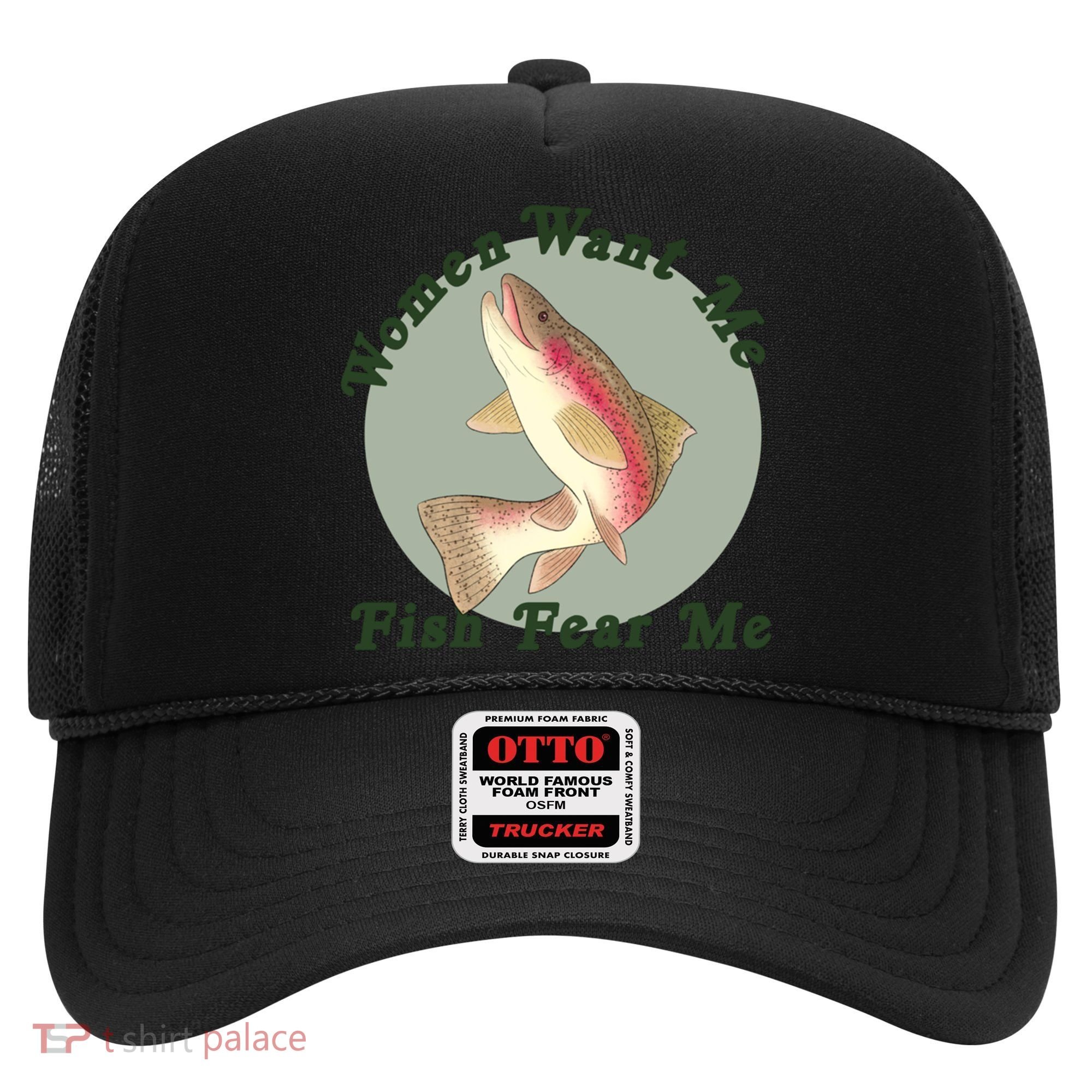 Women Want Me Fish Fear Me Active Hat