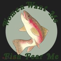 Women Want Me Fish Fear Me Active Hat thumb 2