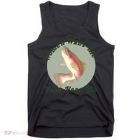 Women Want Me Fish Fear Me Active Tank Top thumb 0