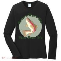 Women Want Me Fish Fear Me Active Women's Long Sleeve Shirt thumb 0