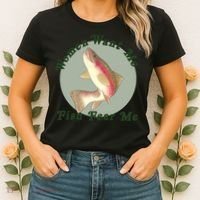 Women Want Me Fish Fear Me Active Women's T-Shirt thumb 2