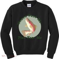 Women Want Me Fish Fear Me Active Kids Sweatshirt thumb 0