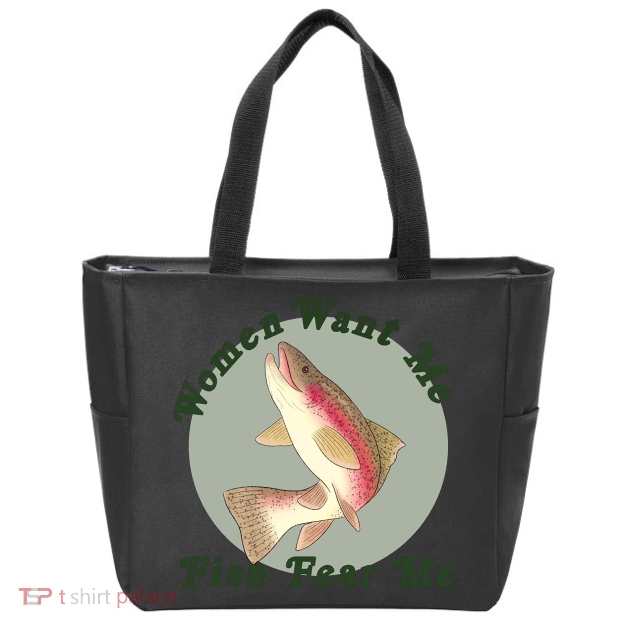 Women Want Me Fish Fear Me Active Tote Bag