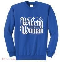 Witchy Wicca Moon Cute Gift Sweatshirt thumb 0