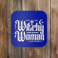 Witchy Wicca Moon Cute Gift Coaster thumb 0