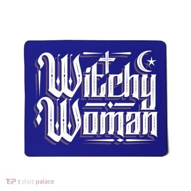 Witchy Wicca Moon Cute Gift Mousepad