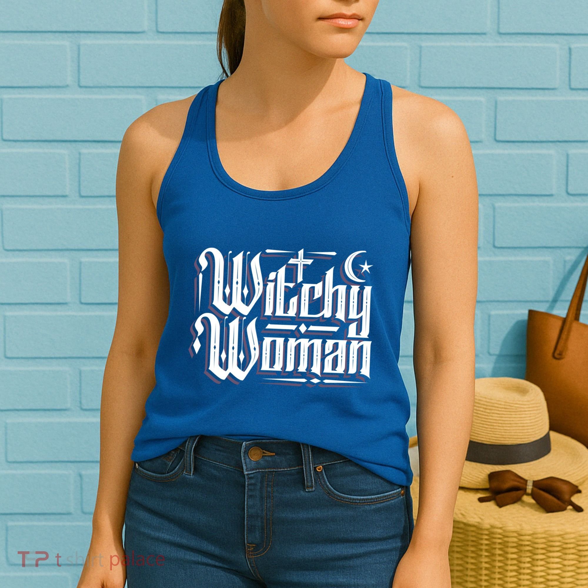 Witchy Wicca Moon Cute Gift Women's Tank Top