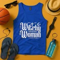 Witchy Wicca Moon Cute Gift Tank Top thumb 4