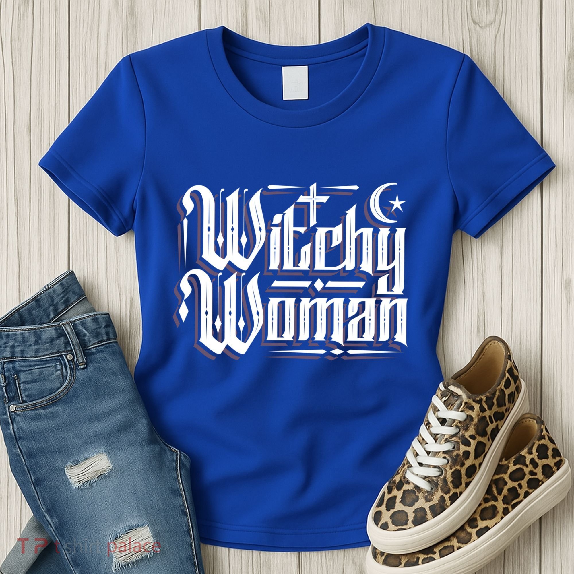 Witchy Wicca Moon Cute Gift Women's T-Shirt
