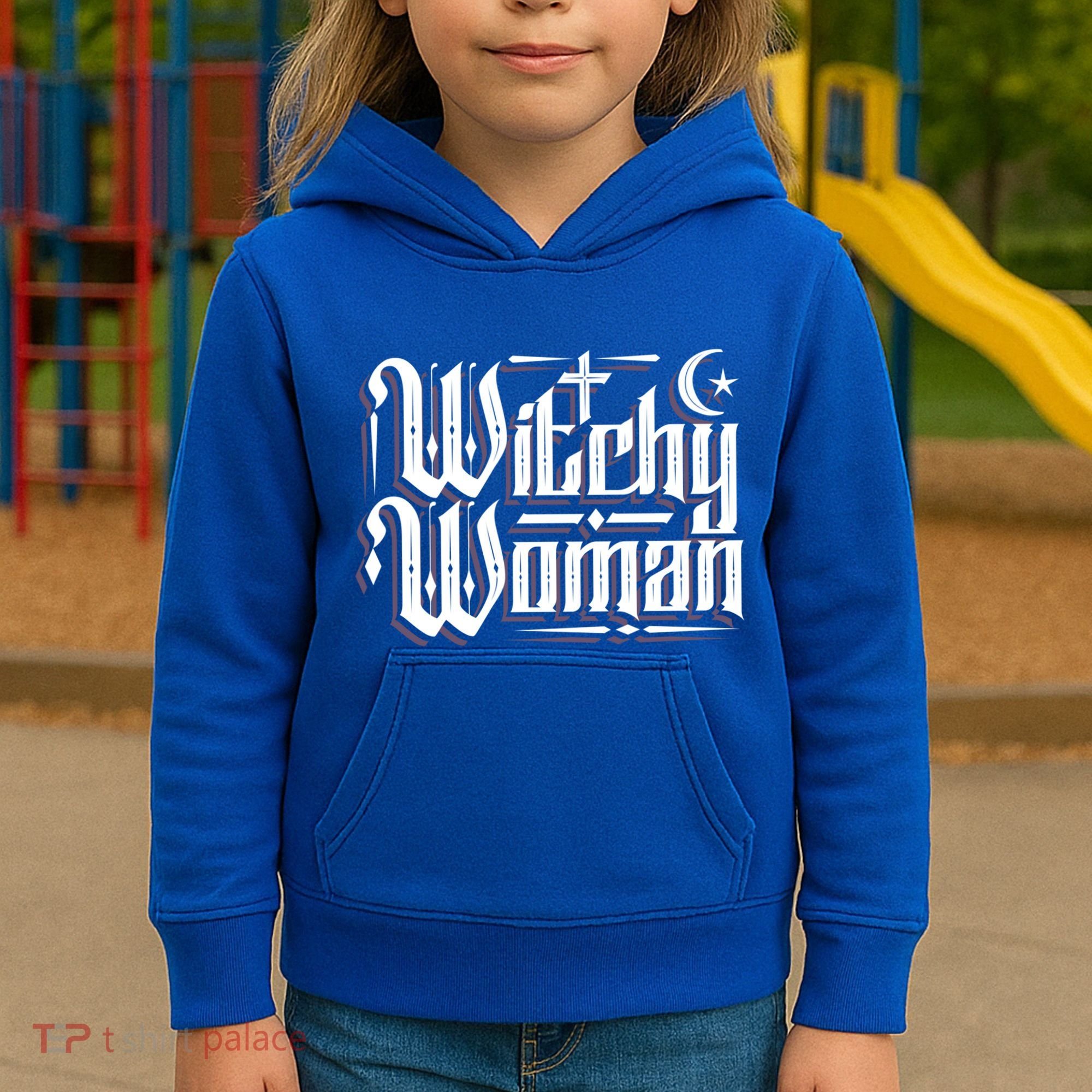 Witchy Wicca Moon Cute Gift Kids Hoodie