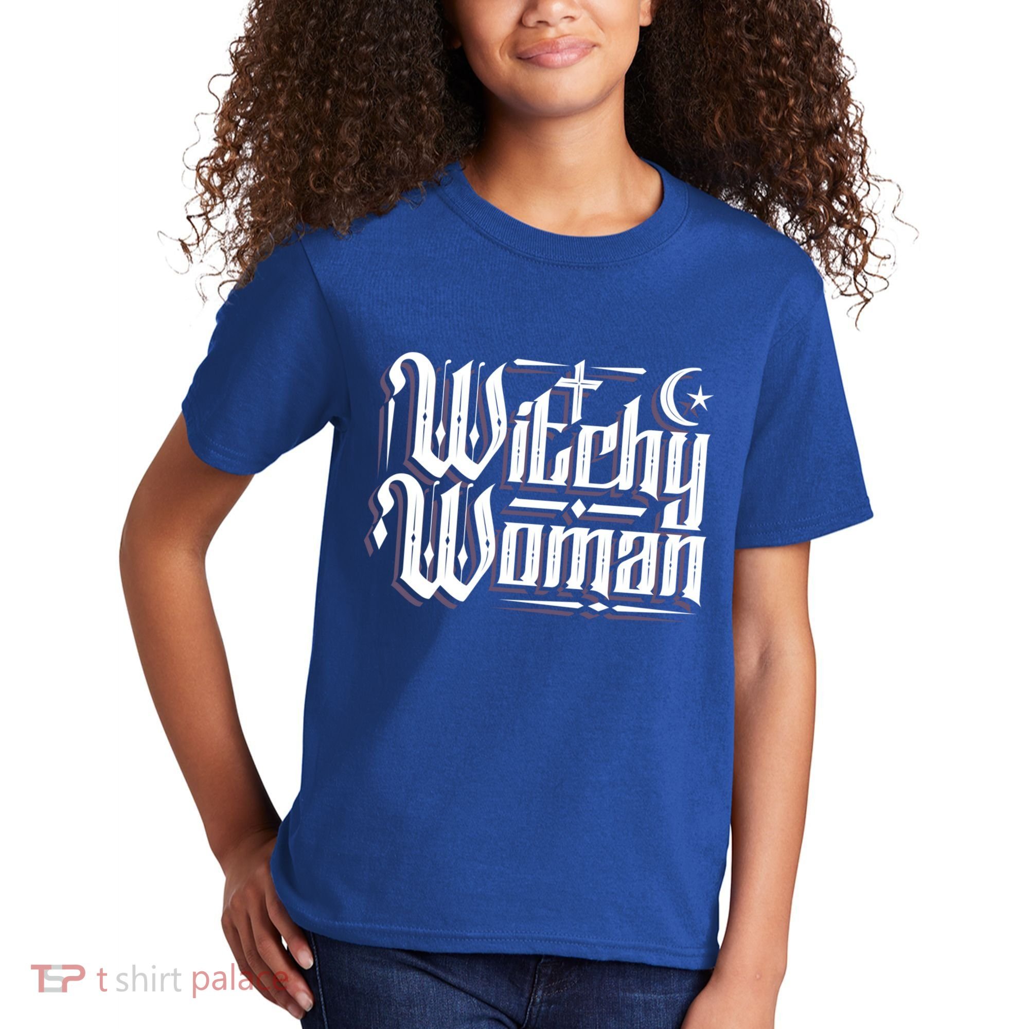 Witchy Wicca Moon Cute Gift Kids T-Shirt