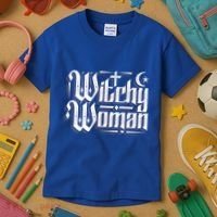 Witchy Wicca Moon Cute Gift Kids T-Shirt thumb 3
