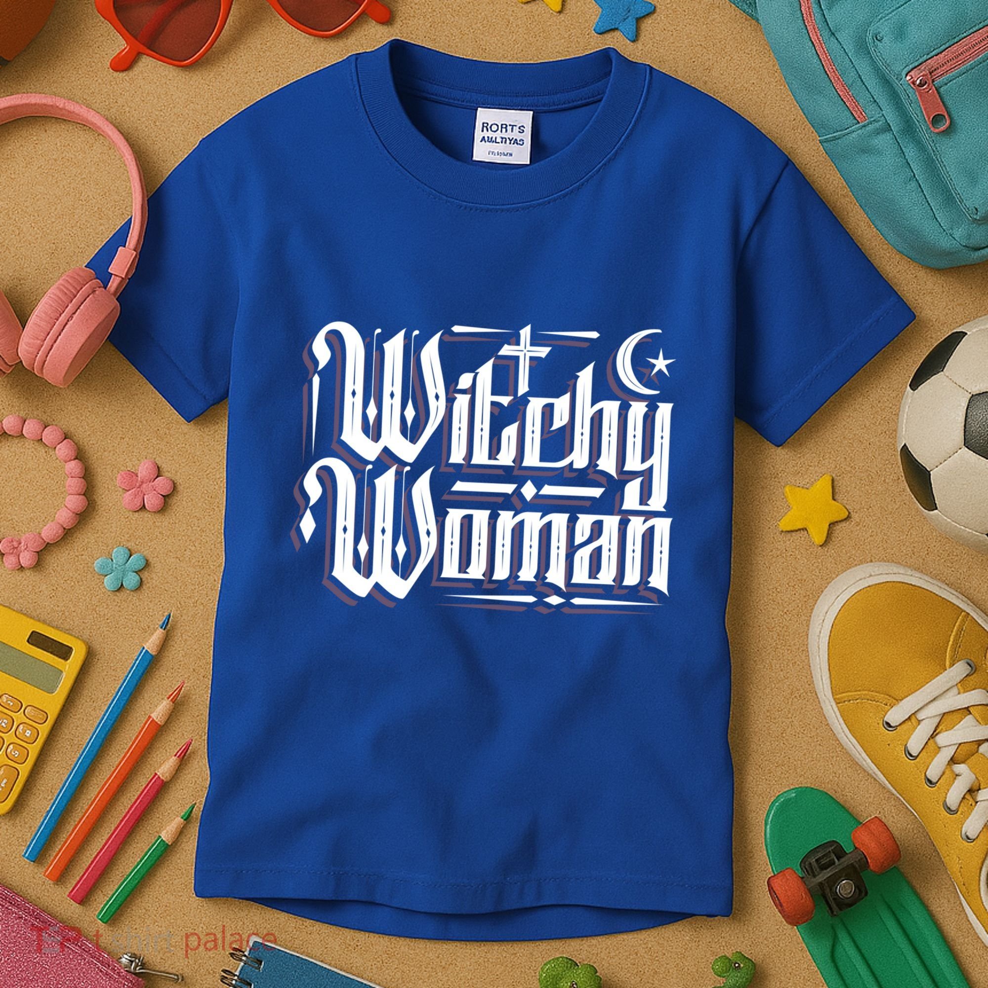 Witchy Wicca Moon Cute Gift Kids T-Shirt