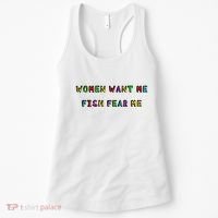 Women Want Me Fish Fear Me Funny Fishing Women's Tank Top thumb 0