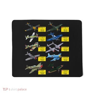 Ww2 Warplanes Most Lethal Airplanes P51 Mustang Mousepad