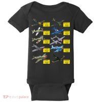 Ww2 Warplanes Most Lethal Airplanes P51 Mustang Baby Bodysuit thumb 0