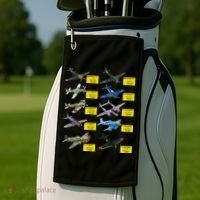Ww2 Warplanes Most Lethal Airplanes P51 Mustang Golf Towel thumb 2