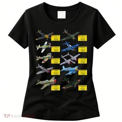 Ww2 Warplanes Most Lethal Airplanes P51 Mustang Women's T-Shirt