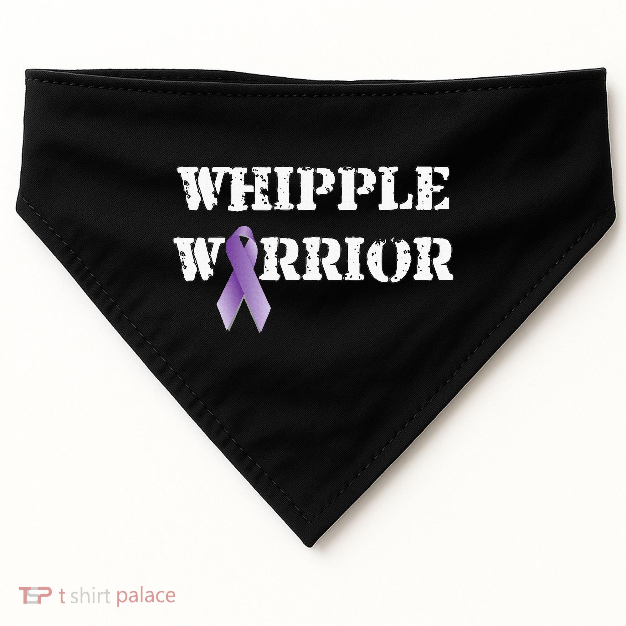 Whipple Warrior  My Battle Scars Tell A Story USA-Made Doggie Bandana