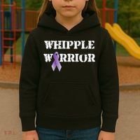 Whipple Warrior  My Battle Scars Tell A Story Kids Hoodie thumb 3