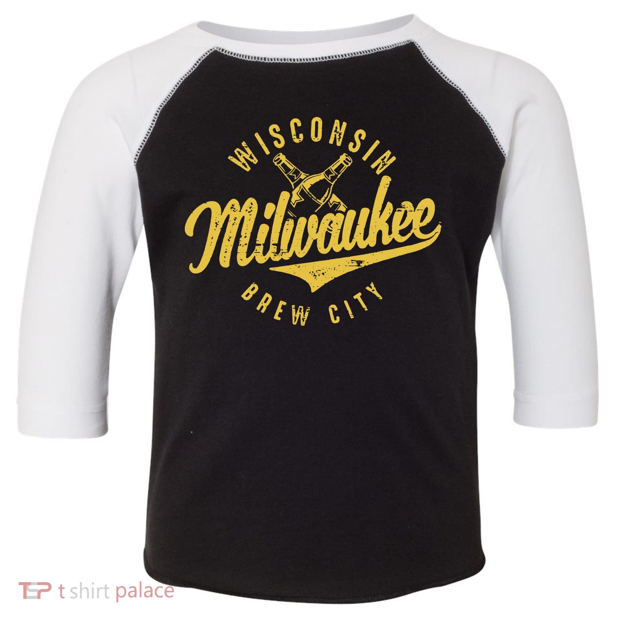 Wo Wisconsin Milwaukee Brew City Toddler Fine Jersey T-Shirt