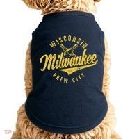 Wo Wisconsin Milwaukee Brew City Doggie Tank thumb 0