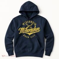 Wo Wisconsin Milwaukee Brew City Hoodie thumb 0
