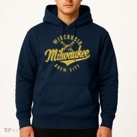 Wo Wisconsin Milwaukee Brew City Hoodie thumb 2