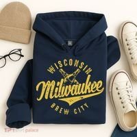 Wo Wisconsin Milwaukee Brew City Hoodie thumb 4