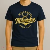 Wo Wisconsin Milwaukee Brew City T-Shirt thumb 3