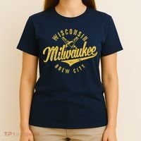 Wo Wisconsin Milwaukee Brew City T-Shirt thumb 4