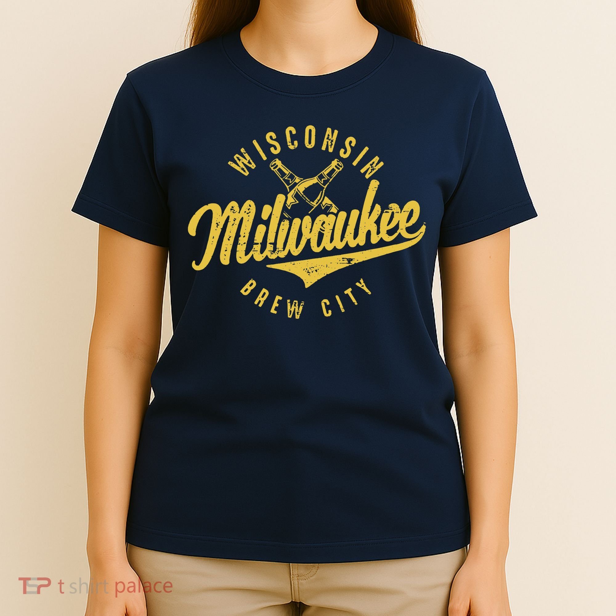 Wo Wisconsin Milwaukee Brew City T-Shirt