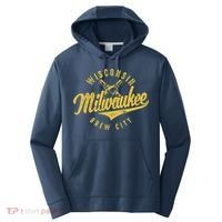 Wo Wisconsin Milwaukee Brew City Performance Fleece Hoodie thumb 0
