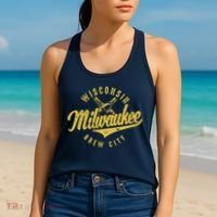Wo Wisconsin Milwaukee Brew City Women's Tank Top thumb 2
