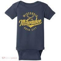 Wo Wisconsin Milwaukee Brew City Baby Bodysuit thumb 0