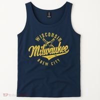 Wo Wisconsin Milwaukee Brew City Tank Top thumb 2