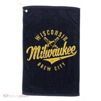 Wo Wisconsin Milwaukee Brew City Golf Towel thumb 0