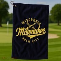 Wo Wisconsin Milwaukee Brew City Golf Towel thumb 1