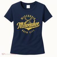 Wo Wisconsin Milwaukee Brew City Women's T-Shirt thumb 0