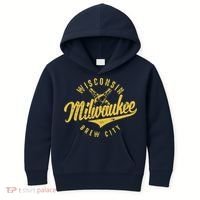 Wo Wisconsin Milwaukee Brew City Kids Hoodie thumb 0