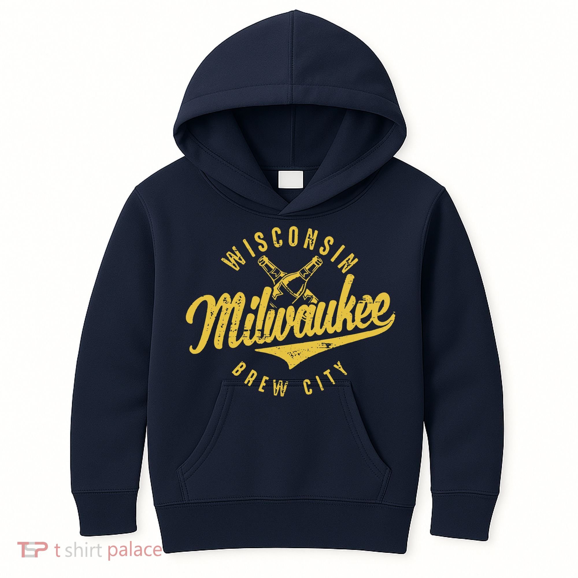 Wo Wisconsin Milwaukee Brew City Kids Hoodie