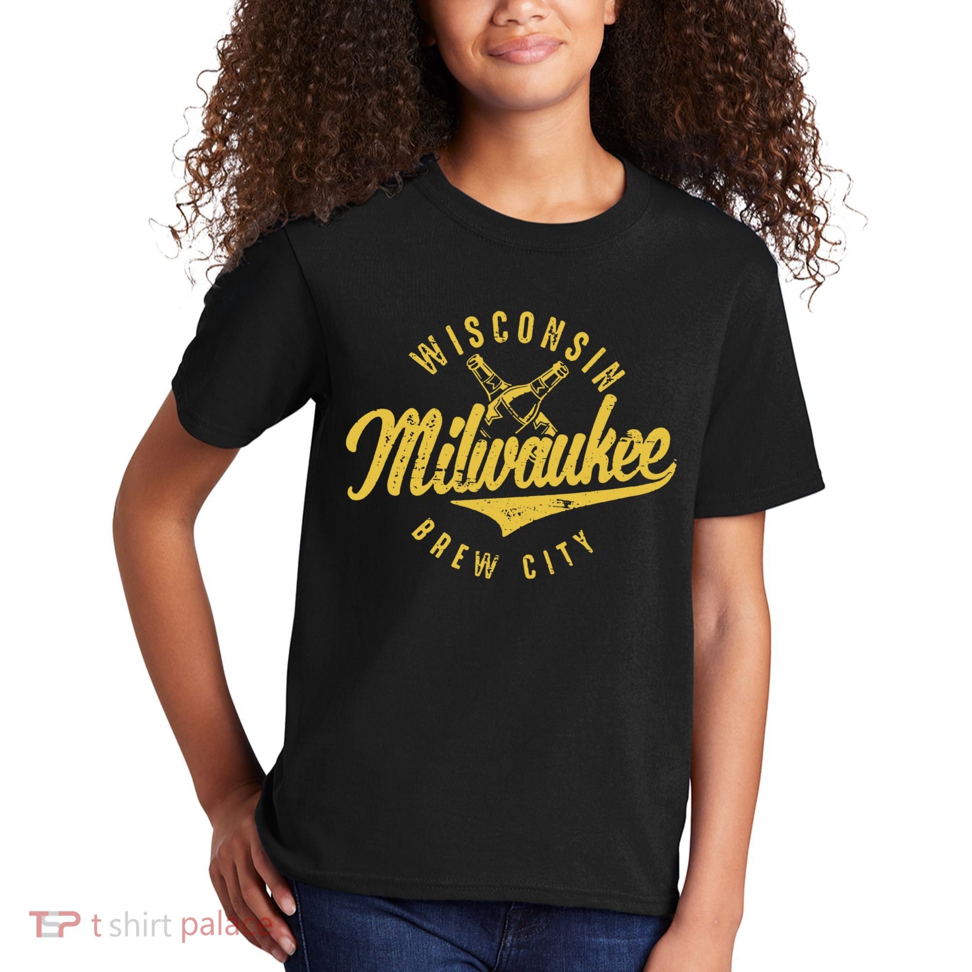 Wo Wisconsin Milwaukee Brew City Kids T-Shirt