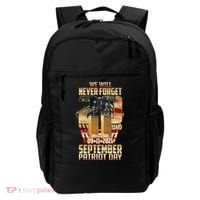 We Will Never Forget September 11 9 11 Patriot Day 20 Years Anniversary Backpack thumb 0