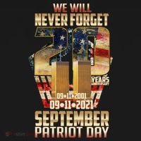We Will Never Forget September 11 9 11 Patriot Day 20 Years Anniversary Backpack thumb 2